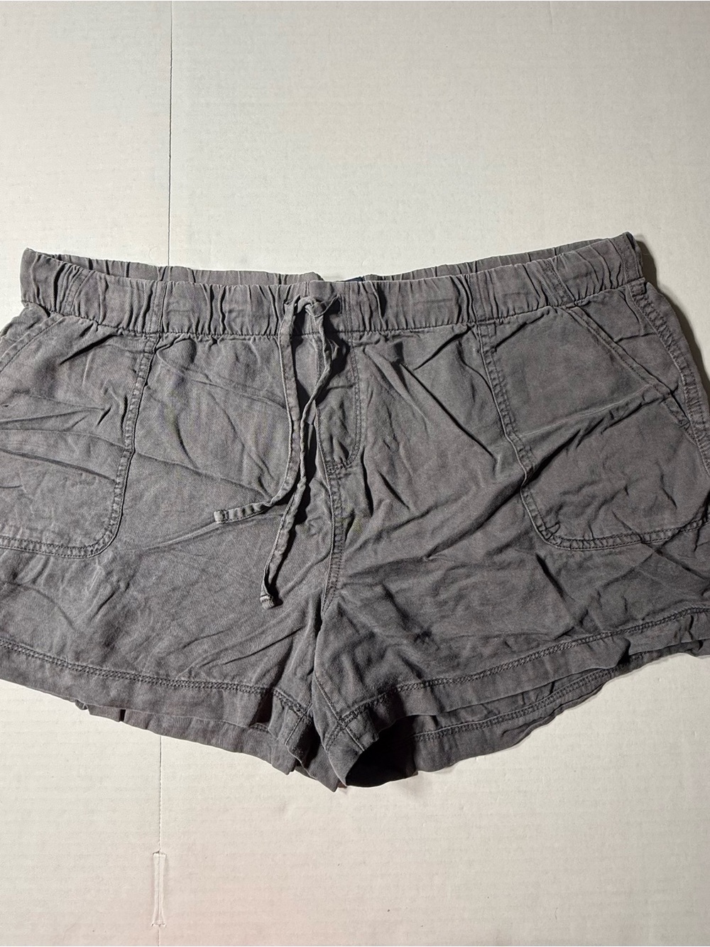 GAP Women's xL Casual Drawstring Shorts - Gray